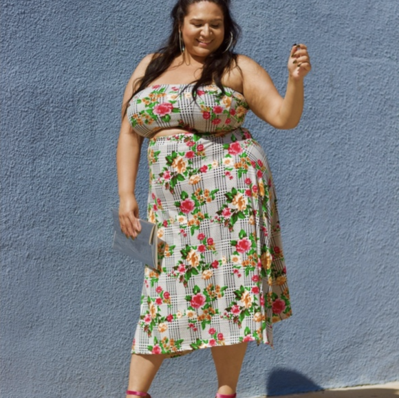 Floral Midi Skirt Sets